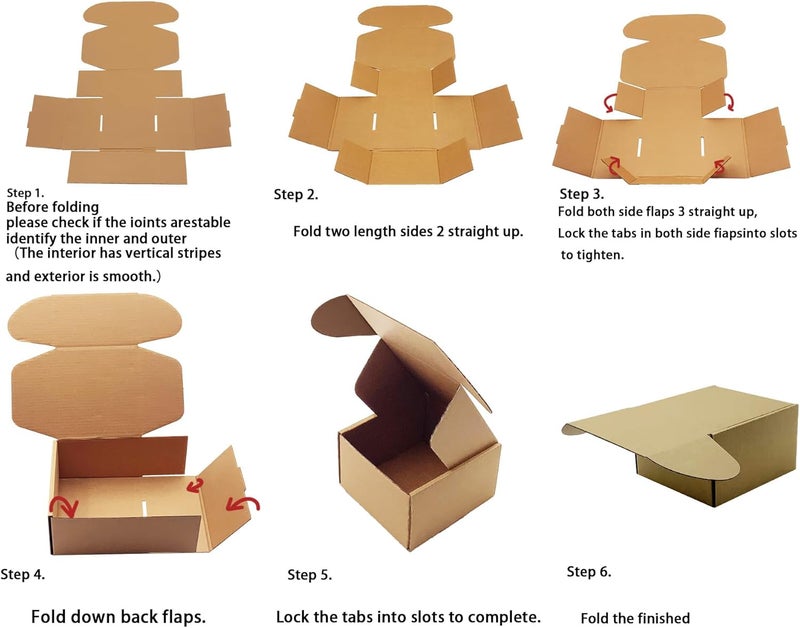 Livejun 9x7x4 inch Shipping Boxes Pack of 25, Brown Corrugated Cardboard Box Mailer Boxes for Packaging Small Business Shipping，Recyclable Moving Storage Mailing Boxes Bulk Book Literature Gift Giving - Image 3